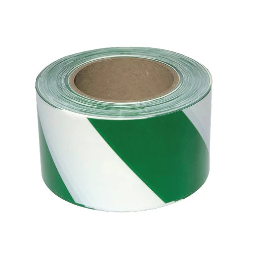 Barrier Tape - Green/White