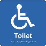 Braille Sign - Accessible Toilet