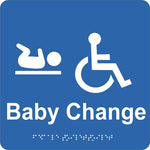 Braille Sign - Accessible Toilet & Baby Change