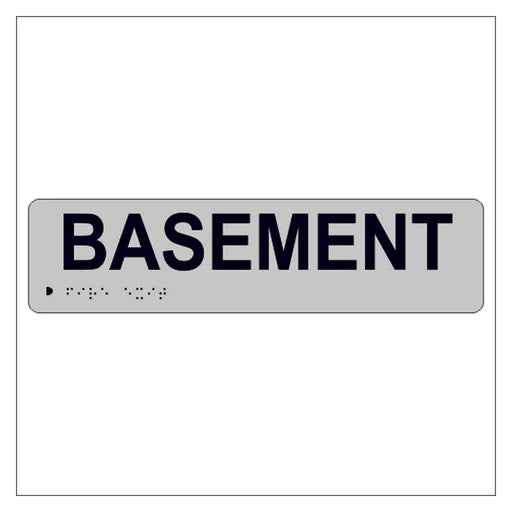 Braille Sign - Basement