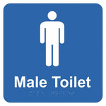 Braille Sign - Male Toilet