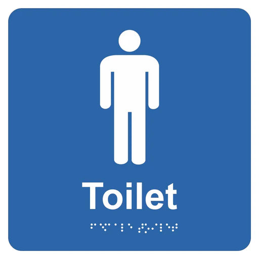 Braille Sign - Mens Toilet