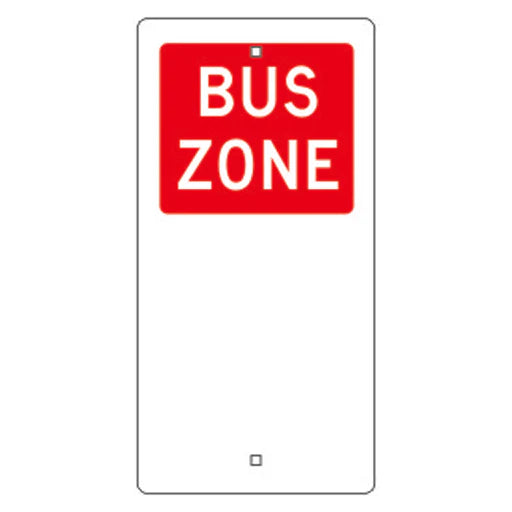 Bus Zone Sign