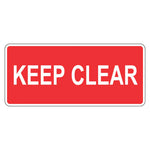 Car Park Sign - Keep Clear