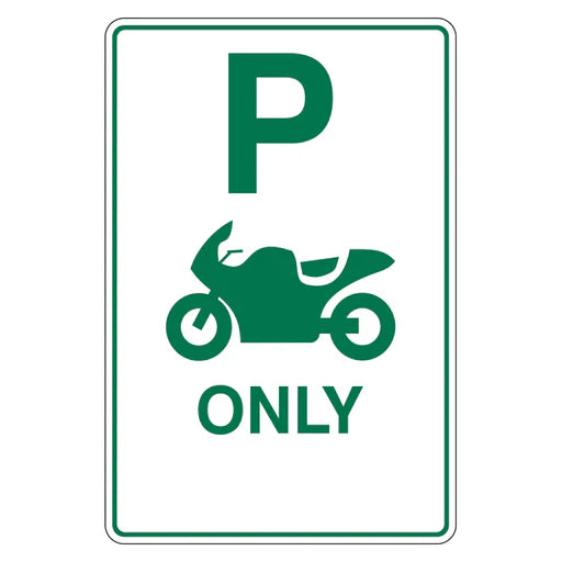 Car Park Sign - Motorbike Parking Only