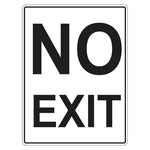 Car Park Sign - No Exit