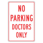 Car Park Sign - No Parking Doctors Only