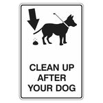 Clean Up After Your Dog Sign