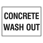 Construction Sign - Concrete Wash Out