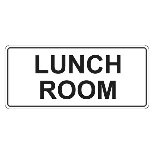 Construction Sign - Lunch Room