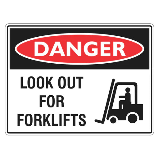 Danger Sign – Look Out For Lift Trucks (Copy)