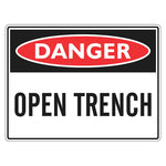 Danger Sign – Open Trench