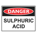 Danger Sign – Sulphuric Acid