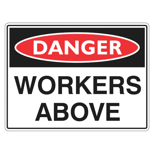 Danger Sign – Workers Above