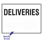 Deliveries Sign