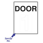 Door Number Sign