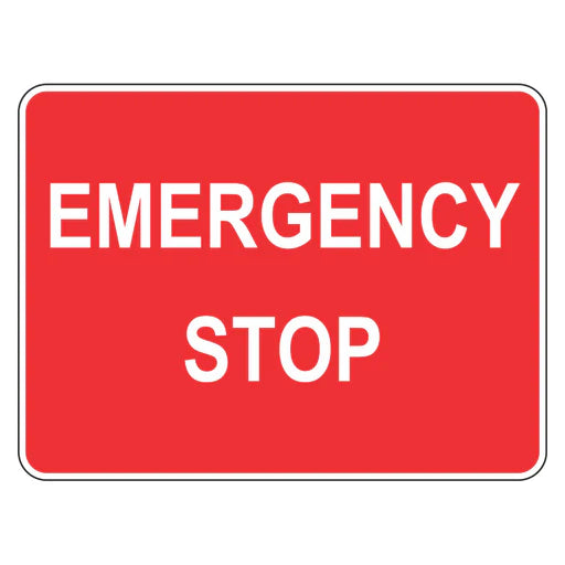 Emergency Sign - Emergency Stop