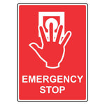 Emergency Sign - Emergency Stop