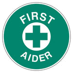 Emergency Sign - First Aider Disc