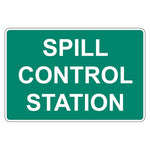 Emergency Sign - Spill Control Station