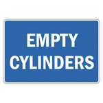 Empty Cylinders Sign