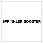 Fire Door Text - Sprinkler Booster