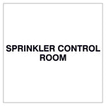 Fire Door Text - Sprinkler Control Room