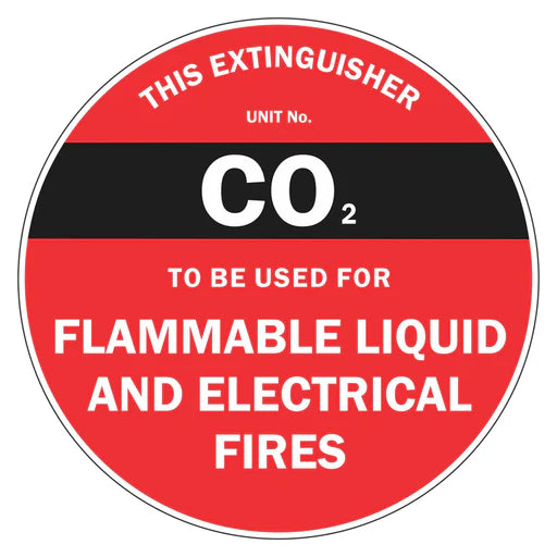 Fire Extinguisher Disc - CO2