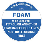 Fire Extinguisher Disc - Foam