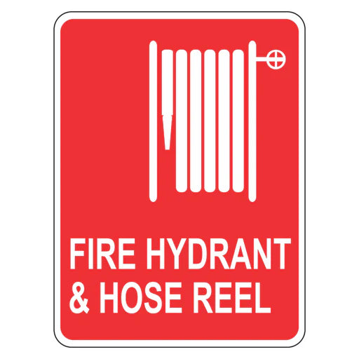 Fire Hydrant And Hose Reel Sign