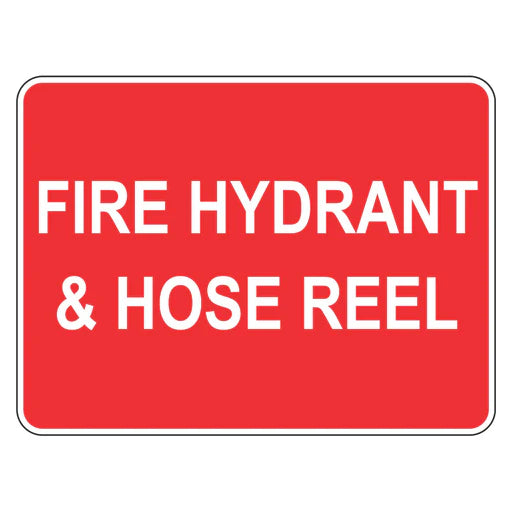 Fire Hydrant And Hose Reel Sign