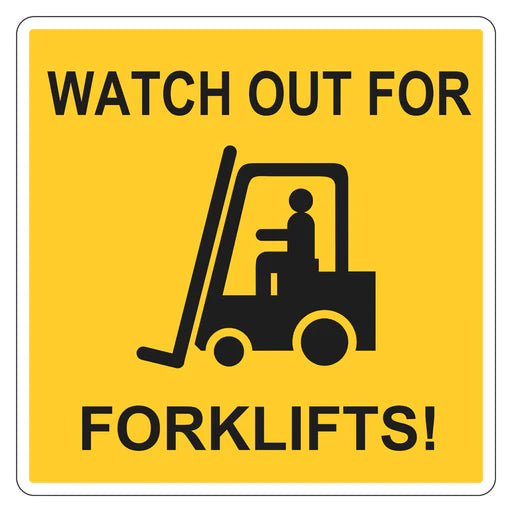 Forklift Floor Signs