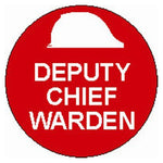 Hard Hat Label - Deputy Chief Warden