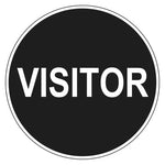 Hard Hat Label - Visitor