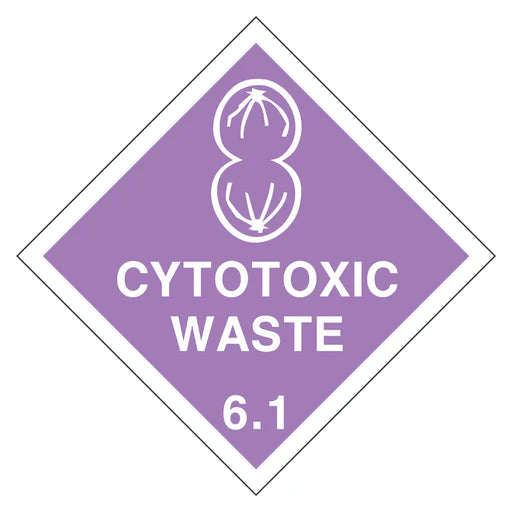 Hazchem Sign - 6.1 Cytotoxic Waste