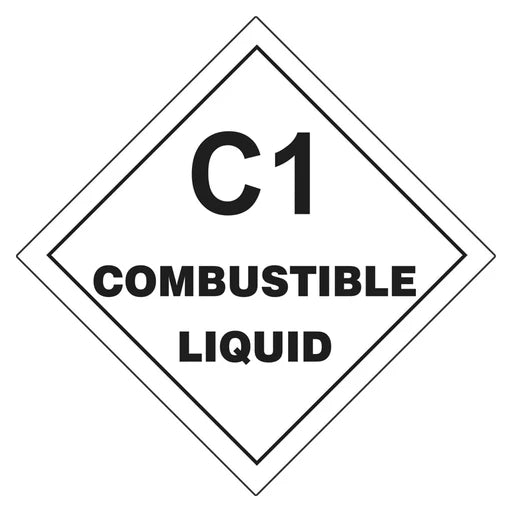 Hazchem Sign - C1 Combustible Liquid