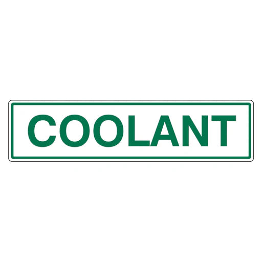 Hazchem Sign - Coolant