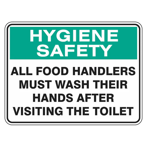 Hygiene Sign - All Food Handlers Must Wash Their Hands