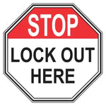 Lock Out Sign