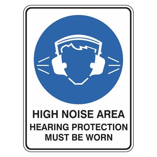 Mandatory Sign - High Noise Area Hearing Protection Must Be Worn