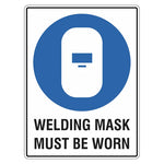 Mandatory Sign - Welding Mask Must Be Worn