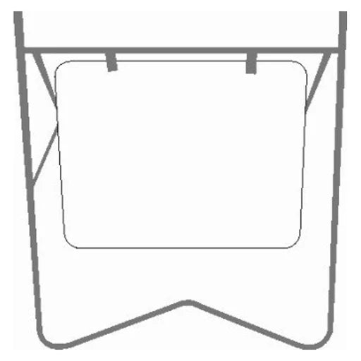 Metal A-Frame Swing Stand (Square)