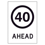 Multi Message Frame Sign - 40 Ahead