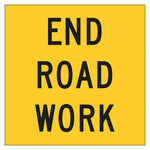 Multi Message Frame Sign - End Roadwork