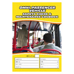 Omni Passenger Vehicle Safety Check & Maintenance Log Book