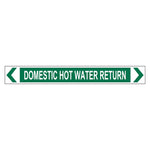 Pipe Marker - Hot Water Return