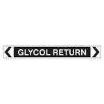 Pipe Marker - Glycol Return