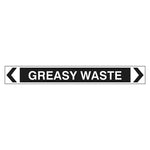 Pipe Marker - Greasy Waste