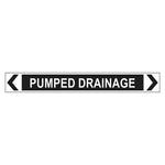 Pipe Marker - Pumped Drainage