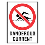 Prohibition Sign - Dangerous Current